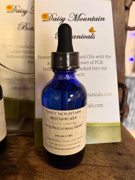 500mg CBD Tincture Daisy Botanicals 2oz