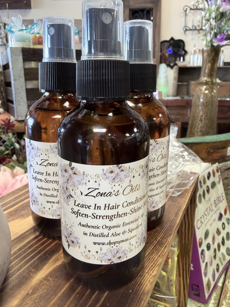 Organic Leave in Hair Shine 4oz