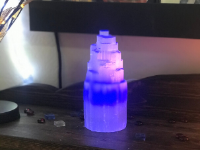 Selenite Skyscraper Lamp - Small